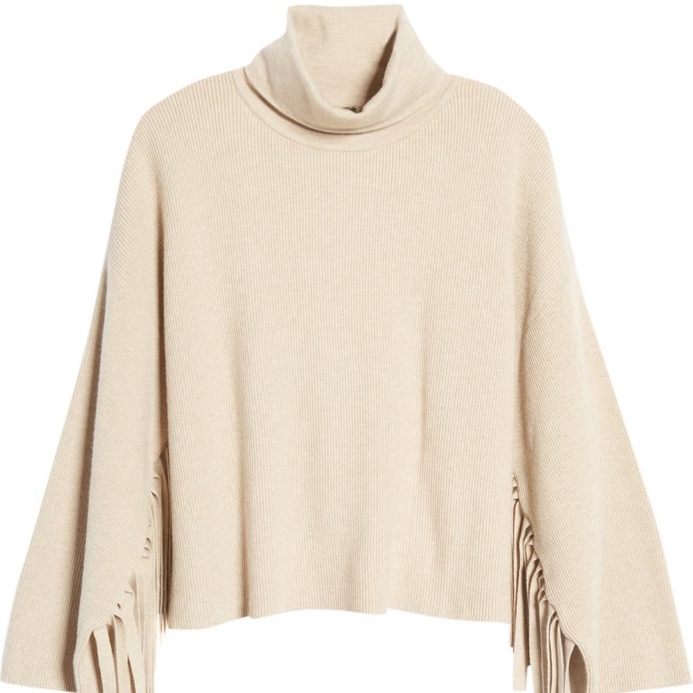 Fringe Turtleneck